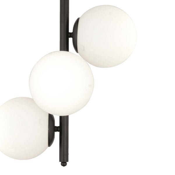 Uzel 3Lü Siyah Modern Mutfak Yatak odası Retro Salon Avize