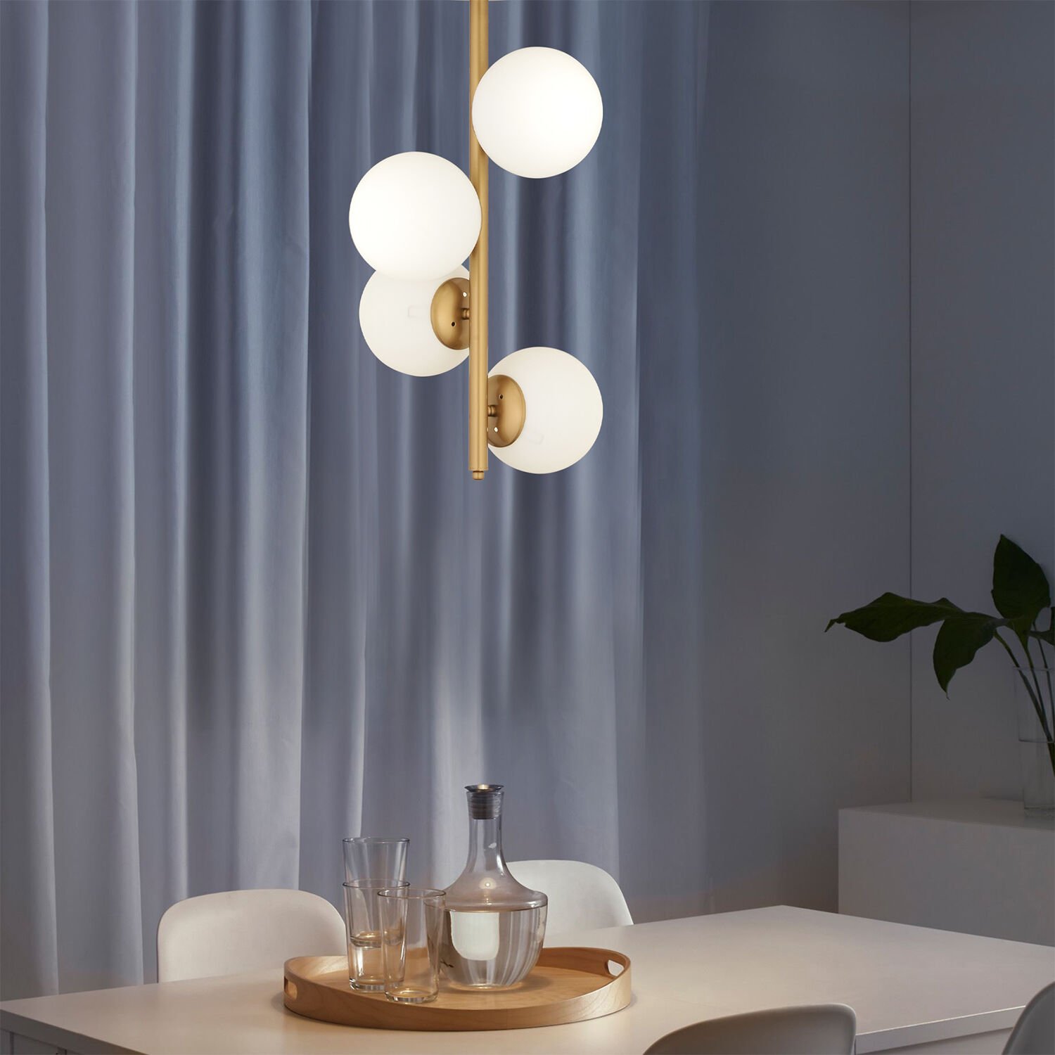 Uzel 4Lü Eskitme Modern Mutfak Yatak odası Salon Avize