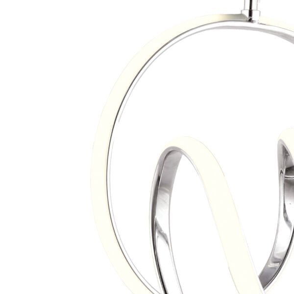 Ruby Krom 3 Renkli 48 Watt Kristal Ledli Modern Oturma Odası Salon Sarkıt Avize