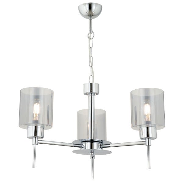 Cemre 3'Lü Krom Modern Yatak Odası Mutfak Oturma Odası Salon Sarkıt Avize