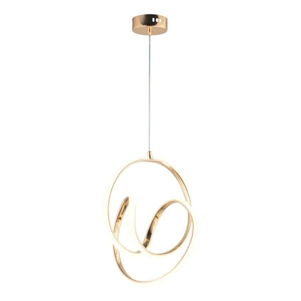 Ruby Gold 3 Renkli 48 Watt Kristal Ledli Modern Oturma Odası Salon Sarkıt Avize