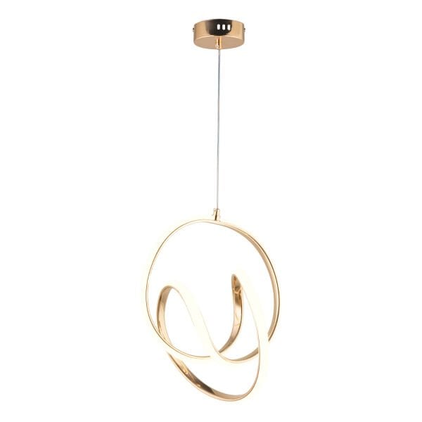 Ruby Gold 3 Renkli 48 Watt Kristal Ledli Modern Oturma Odası Salon Sarkıt Avize