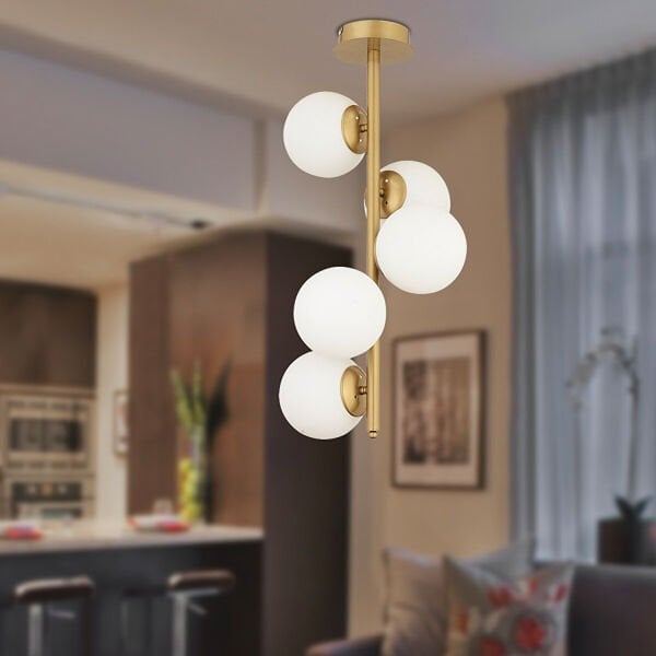 Uzel 5Li Eskitme Modern Mutfak Yatak odası Salon Avize