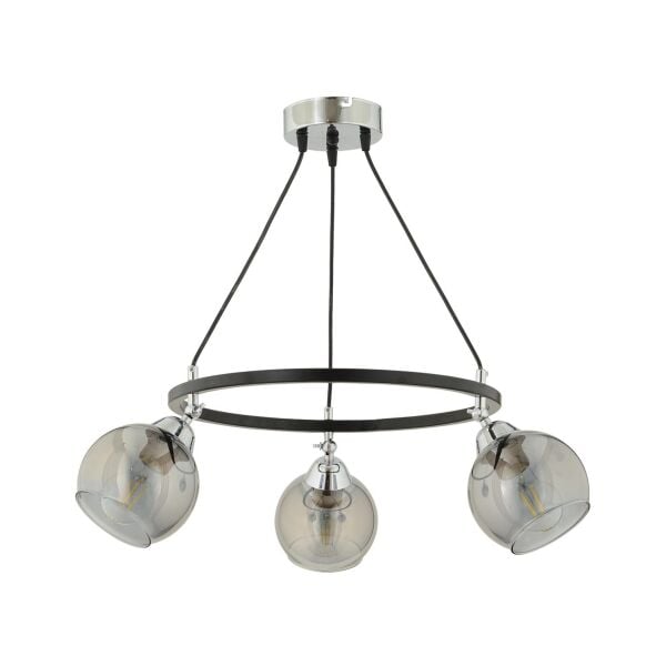 Flora 3 Lü Krom Detaylı Modern Koridor Mutfak Salon Avize