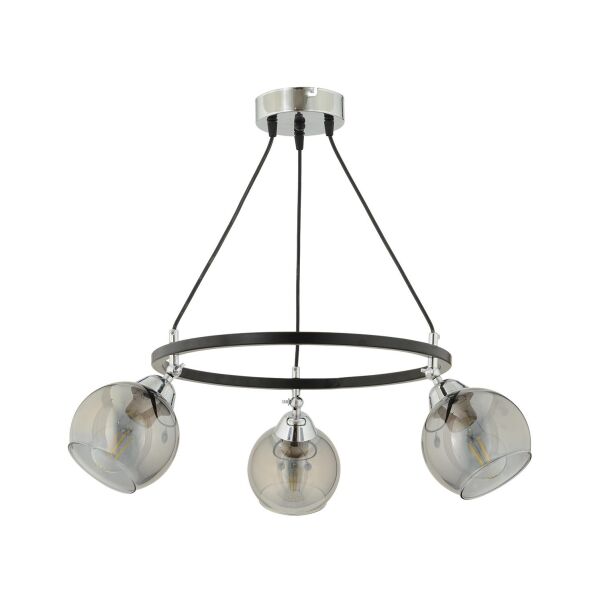 Flora 3 Lü Krom Detaylı Modern Koridor Mutfak Salon Avize