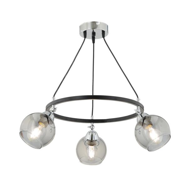 Flora 3 Lü Krom Detaylı Modern Koridor Mutfak Salon Avize