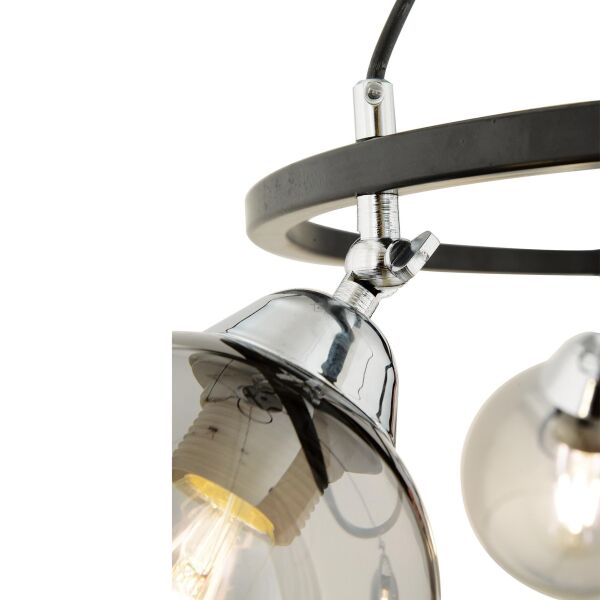 Flora 3 Lü Krom Detaylı Modern Koridor Mutfak Salon Avize