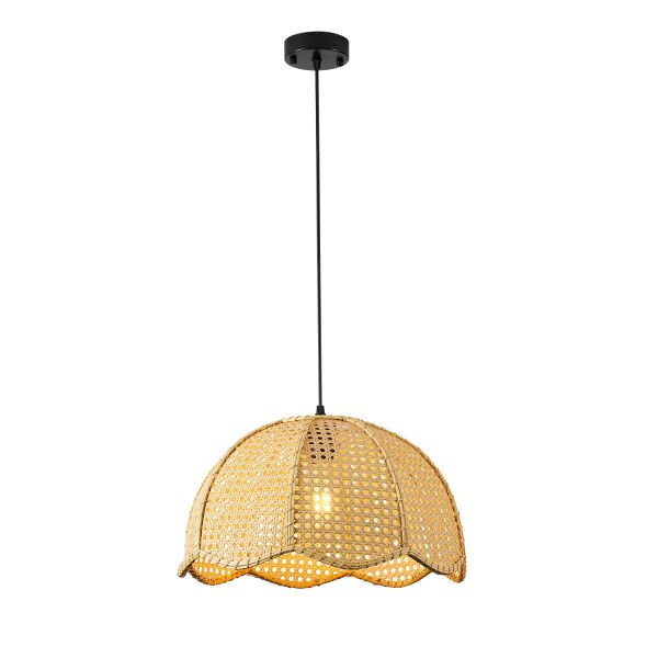 Alvise Tekli Hazeran Model Rattan Modern Tasarım Oturma Odası Avize