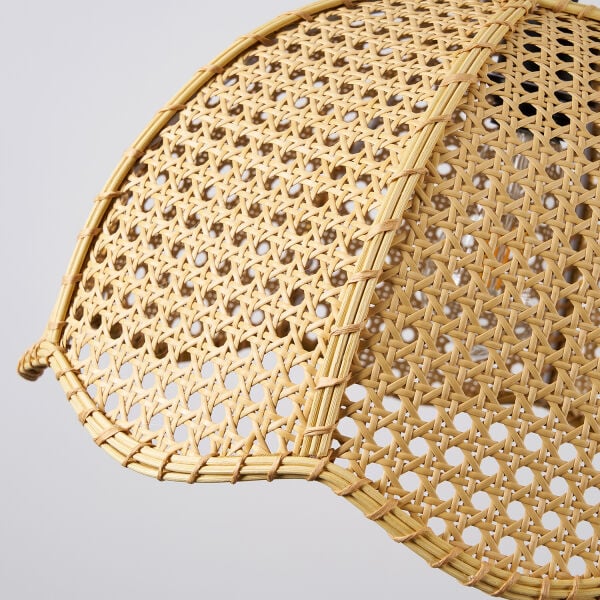 Alvise Tekli Hazeran Model Rattan Modern Tasarım Oturma Odası Avize