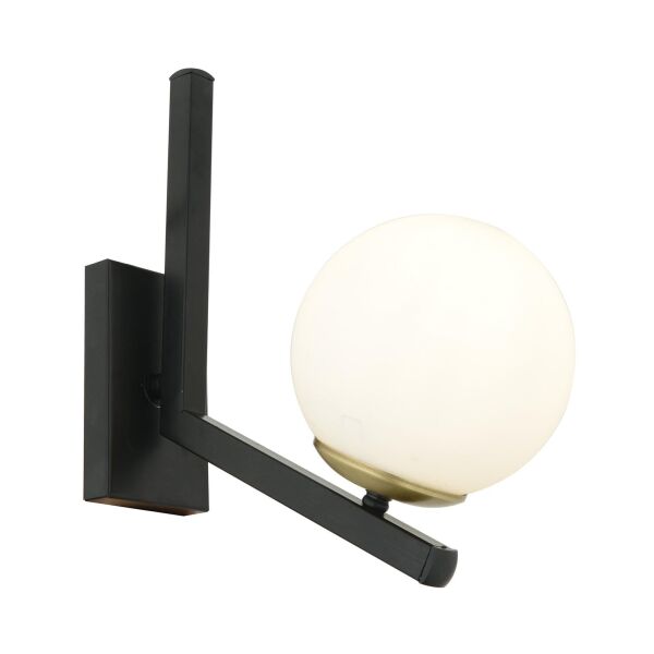 Morgan Eskitme Siyah Duvar Lambası Yatak Odası-Yatak Başı-Banyo İçin Modern Aplik