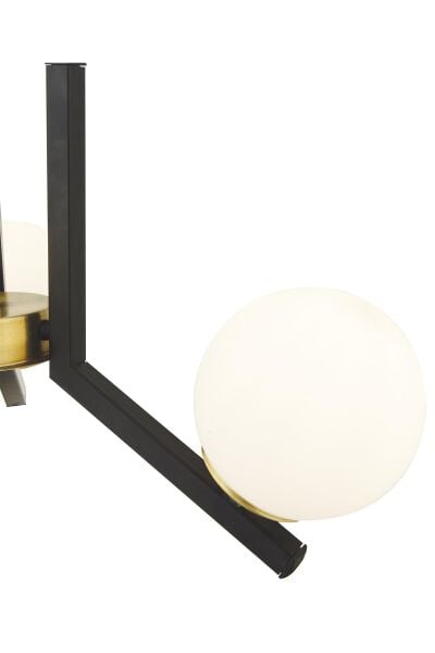 Morgan 3 Lü Eskitme Siyah Modern Yatak Odası Mutfak Oturma Odası Salon Avize