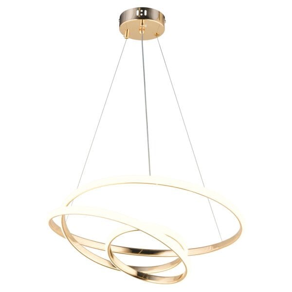 Valter Gold 3 Renkli 75 Watt Kristal Ledli Modern Oturma Odası Salon Sarkıt Avize