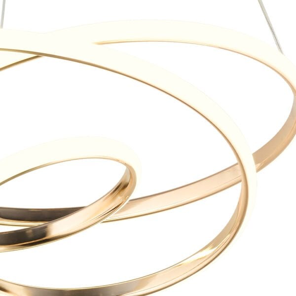 Valter Gold 3 Renkli 75 Watt Kristal Ledli Modern Oturma Odası Salon Sarkıt Avize