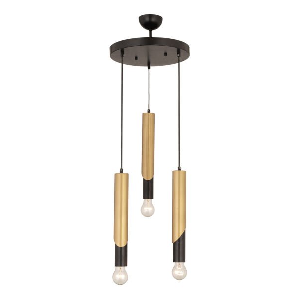 Vegamu 3Lü Yuvarlak Eskitme Modern Koridor Mutfak Salon Retro Avize