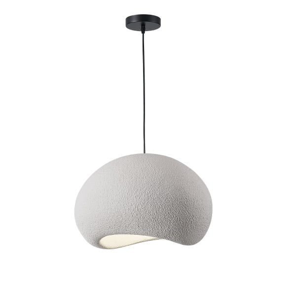 Tretan Tekli Beyaz Beton Modern Sarkıt Oturma Odası Salon Sarkıt Avize