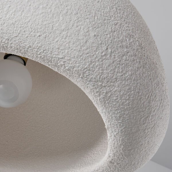 Tretan Büyük Beyaz Beton Modern Sarkıt Oturma Odası Salon Sarkıt Avize