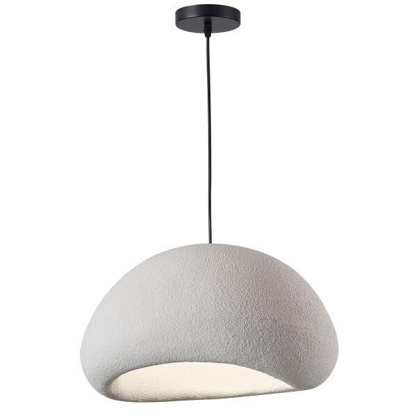 Tretan Büyük Beyaz Beton Modern Sarkıt Oturma Odası Salon Sarkıt Avize