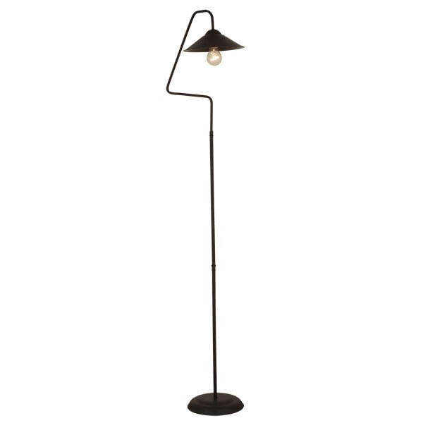 Helga Siyah Modern Tasarım Retro Metal Lambader