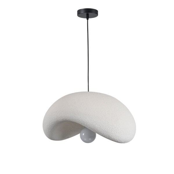 Voliny Büyük Beyaz Beton Modern Sarkıt Oturma Odası Salon Sarkıt Avize