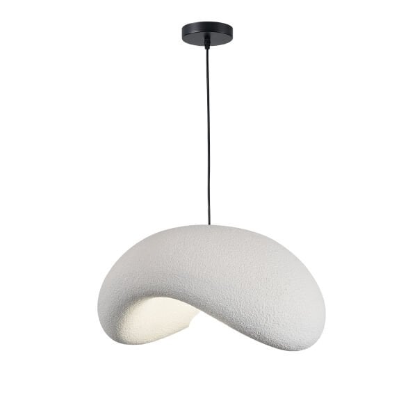 Voliny Büyük Beyaz Beton Modern Sarkıt Oturma Odası Salon Sarkıt Avize