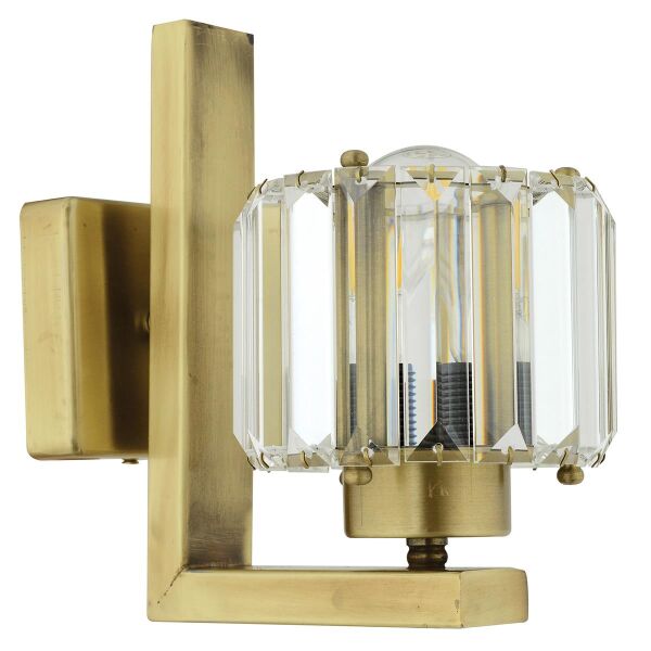 Ramo Eskitme Kristal Taşlı Duvar Lambası Yatak Odası-Yatak Başı-Salon İçin Aplik