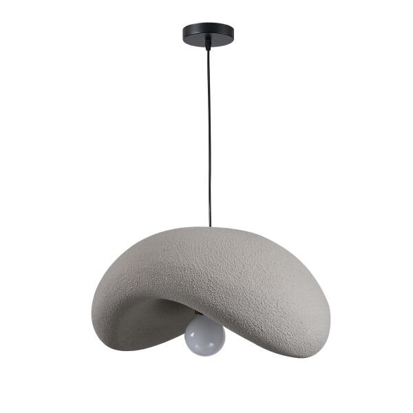 Voliny Büyük Gri Beton Modern Sarkıt Oturma Odası Salon Sarkıt Avize