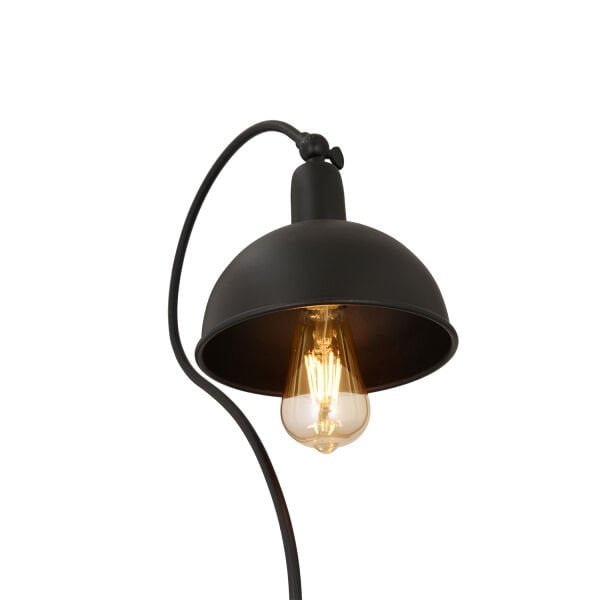 Angora Siyah Dekoratif Tasarım Retro Modern Metal Lambader