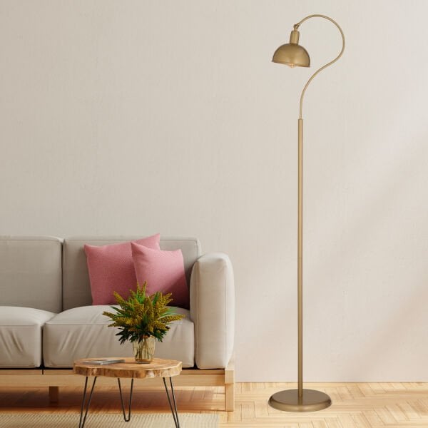 Angora Eskitme Dekoratif Tasarım Retro Modern Metal Lambader