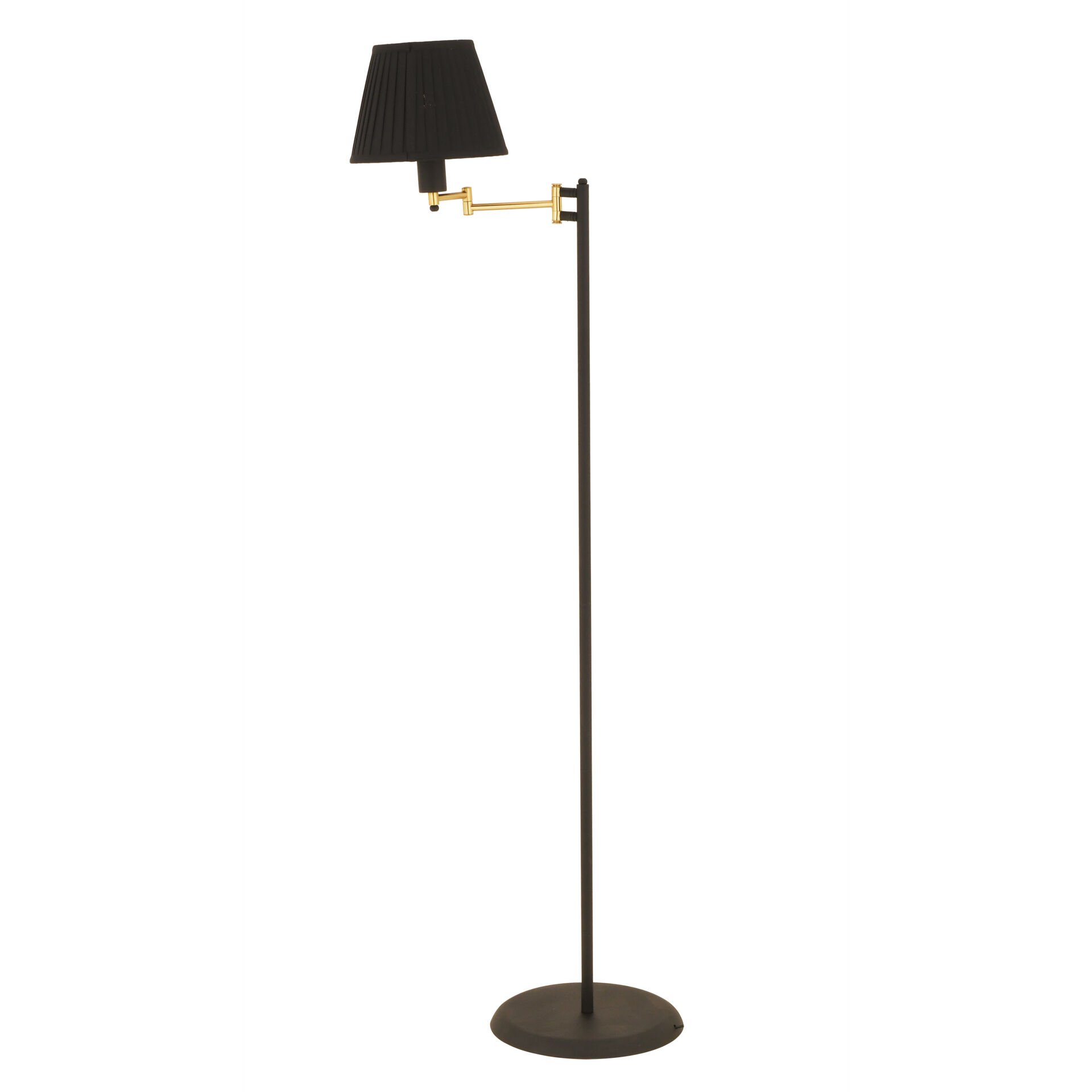 Hestia Siyah Eskitme Modern Dekoratif Köşe Lambader