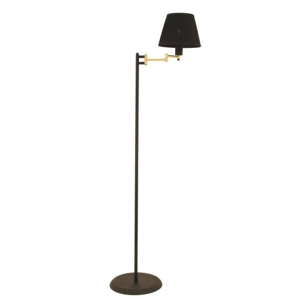 Hestia Siyah Eskitme Modern Dekoratif Köşe Lambader