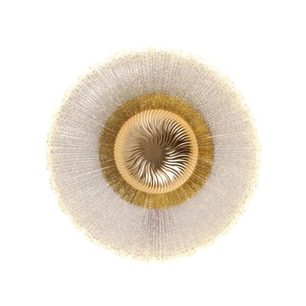 Eterno Gold 3 Renkli Kristal Led Aplik