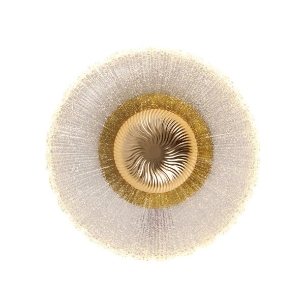 Eterno Gold 3 Renkli Kristal Led Aplik