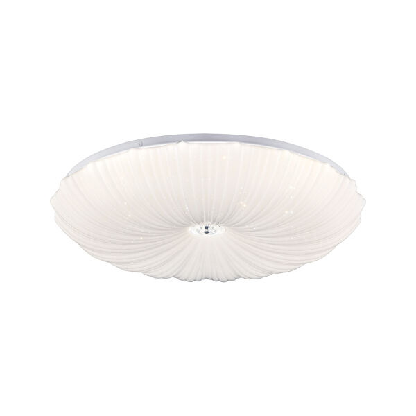 Londra Tekli Beyaz 3 Renkli 61 Watt Ledli Modern Oturma Odası, Koridor, Salon Led Avize 50 Cm