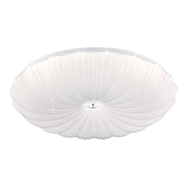 Londra Tekli Beyaz 3 Renkli 61 Watt Ledli Modern Oturma Odası, Koridor, Salon Led Avize 50 Cm