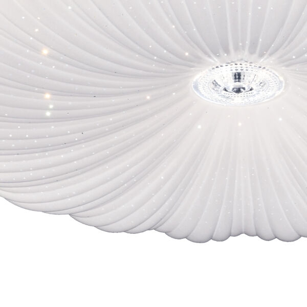 Londra Tekli Beyaz 3 Renkli 61 Watt Ledli Modern Oturma Odası, Koridor, Salon Led Avize 50 Cm