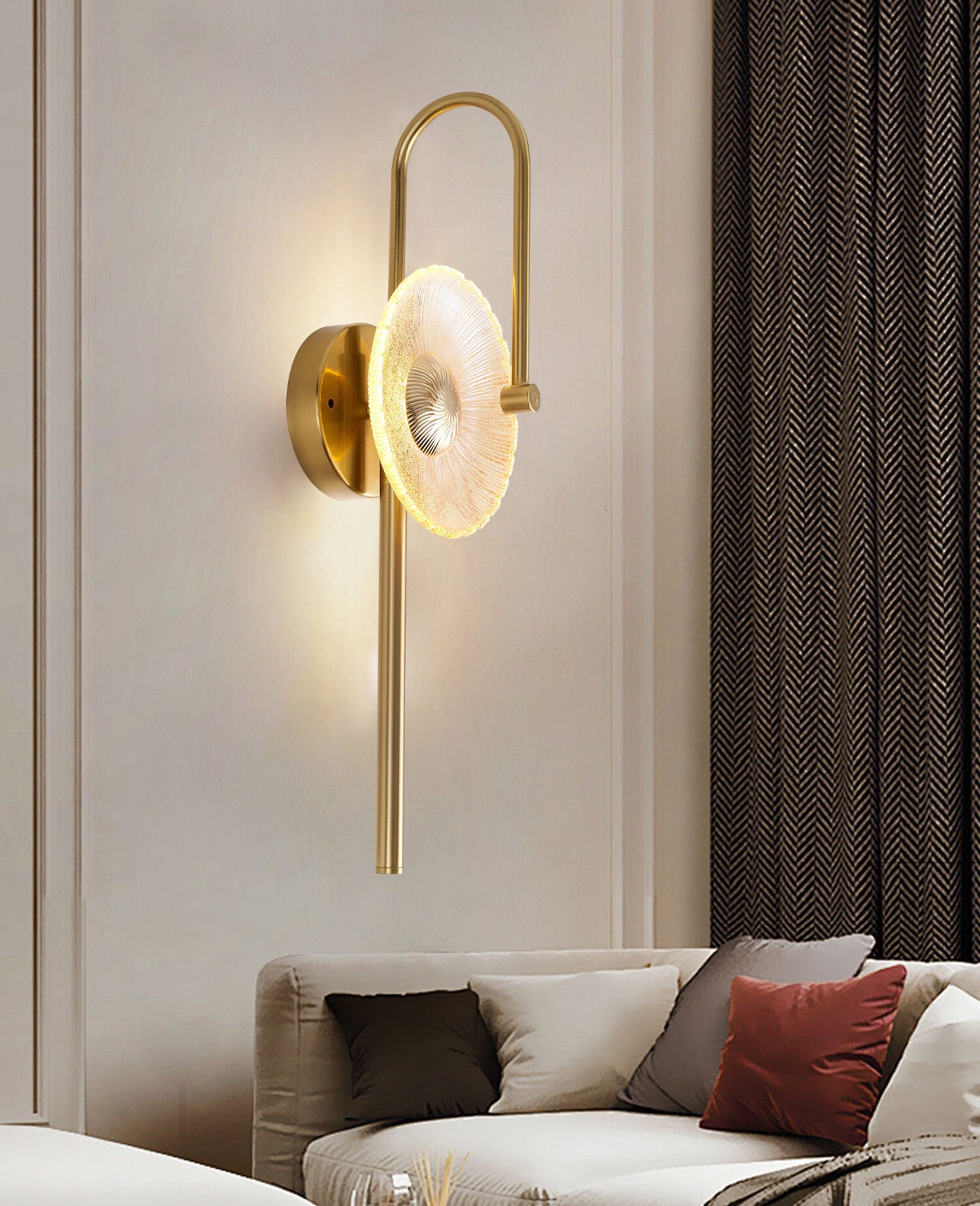 Velora Gold 3 Renkli Salon, Yatak Başı Led Aplik