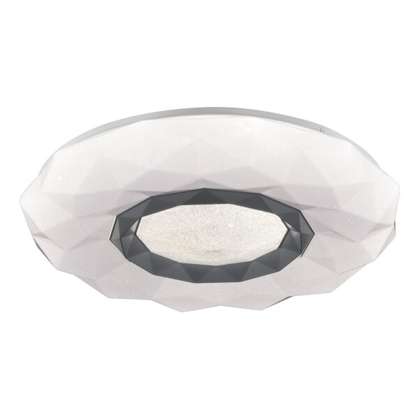 Paris Tekli Beyaz 3 Renkli 61 Watt Ledli Modern Oturma Odası, Koridor, Salon Led Avize 50 cm