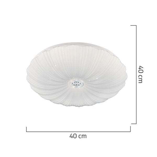 Londra Tekli Beyaz 3 Renkli 37 Watt Ledli Modern Oturma Odası, Koridor, Salon Led Avize