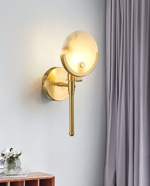 Nuvia Traverten Desenli Modern Salon, Yatak Başı Led Aplik