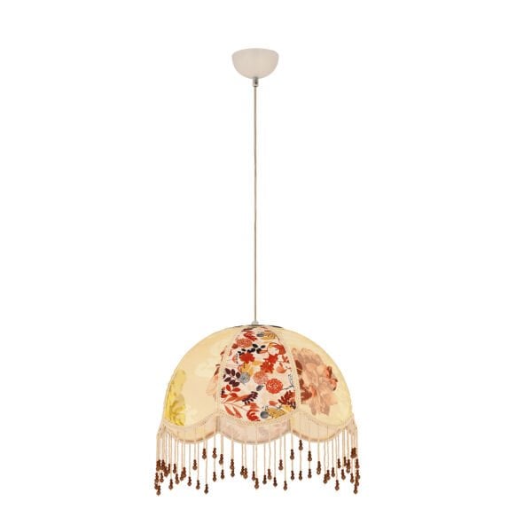 Alanzo Tekli Renkli Başlıklı Sarkıt Avize