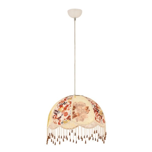 Alanzo Tekli Renkli Başlıklı Sarkıt Avize