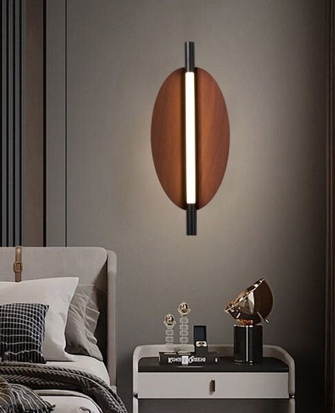 Vion Siyah Yaprak Desenli Ledli Aplik