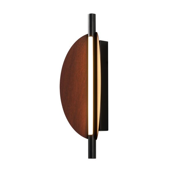 Vion Siyah Yaprak Desenli Ledli Aplik