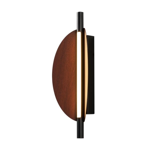 Vion Siyah Yaprak Desenli Ledli Aplik