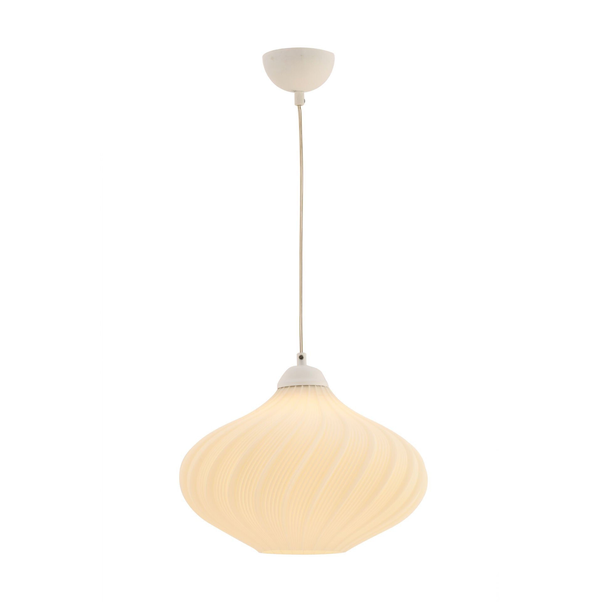 Leonor Beyaz Tekli Modern Sarkıt Oturma Odası, Salon Sarkıt Avize