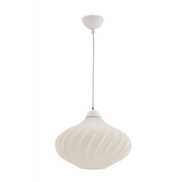 Leonor Beyaz Tekli Modern Sarkıt Oturma Odası, Salon Sarkıt Avize