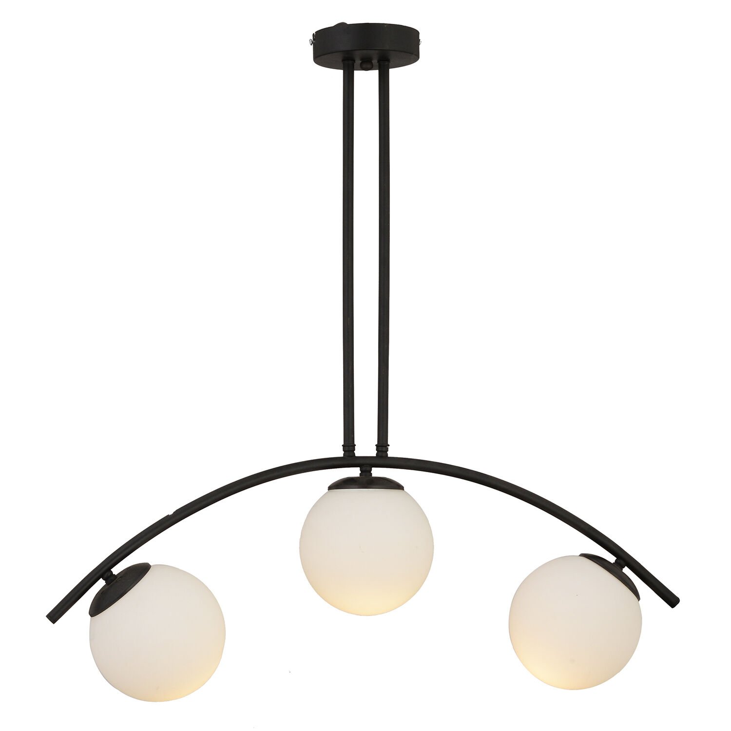 Fralde 3Lü Siyah Modern Mutfak Cafe Restoran için Uygun Retro Salon Avize