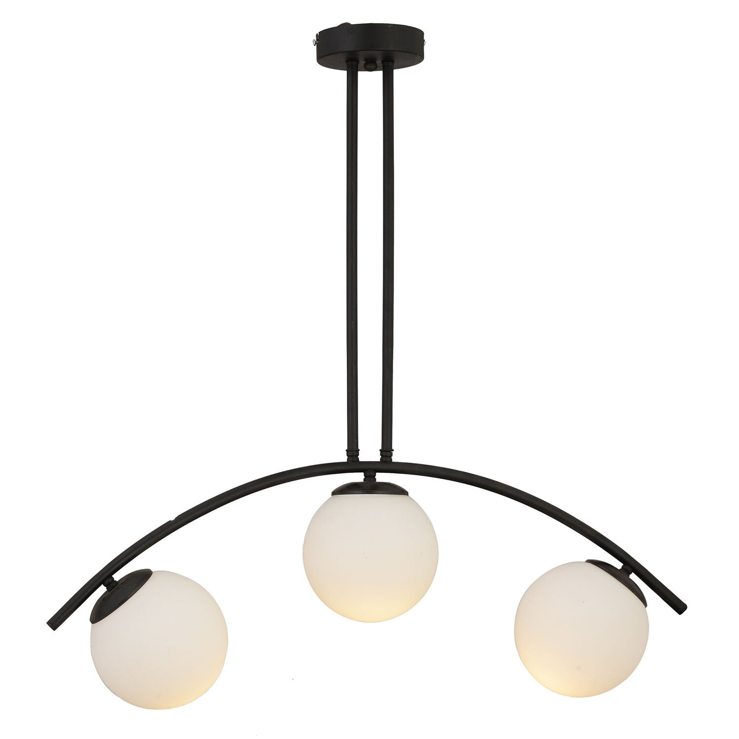 Fralde 3Lü Siyah Modern Mutfak Cafe Restoran için Uygun Retro Salon Avize