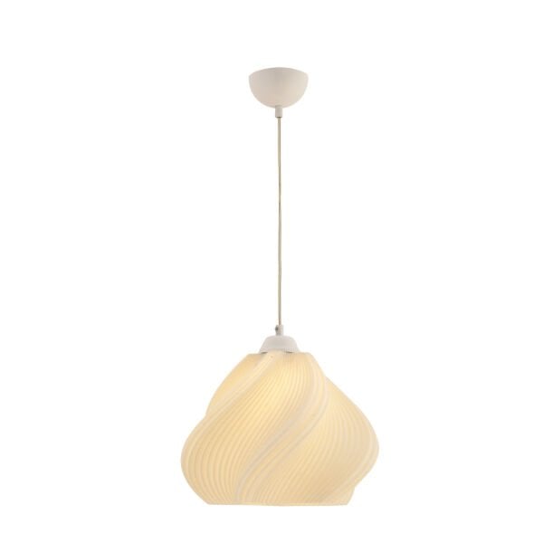 Leaf Beyaz Tekli Modern Sarkıt Oturma Odası, Salon Sarkıt Avize