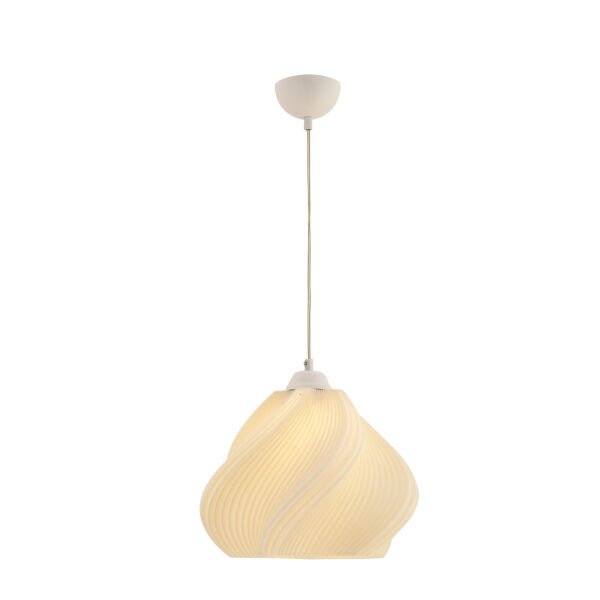 Leaf Beyaz Tekli Modern Sarkıt Oturma Odası, Salon Sarkıt Avize